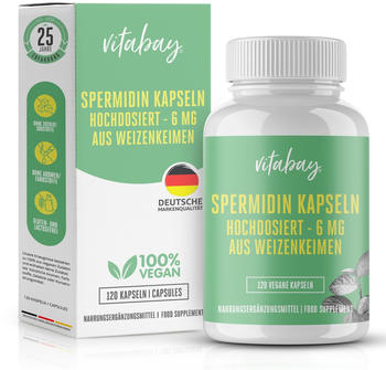 Vitabay Spermidin 6mg Kapseln (120 Stk.)
