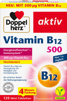 Doppelherz aktiv Vitamin B12 500 Mini-Tabletten (120 Stk.)