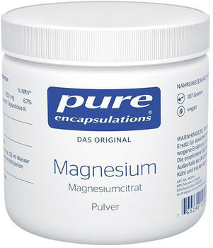 Pure Encapsulations Magnesium Magnesiumcitrat Pulver (107g)
