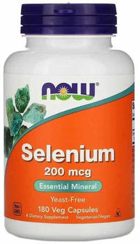 Now Foods Selenium 200µg Kapseln (180 Stk.)