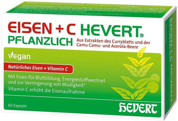 Hevert Eisen + C Hevert pflanzlich Kapseln (60 Stk.)