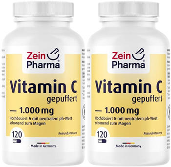 ZeinPharma Vitamin C gepuffert 1000mg Kapseln (2x120 Stk.)