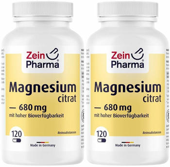 ZeinPharma Magnesium Citrat Kapseln (2x120 Stk.)
