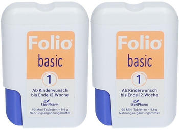 Steripharm Folio 1 basic Mini-Tabletten (2x90 Stk.)