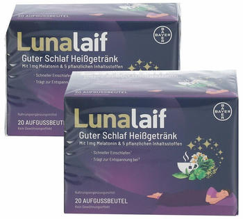 Bayer LunaLaif Guter Schlaf Hei&szlig;getr&auml;nk Beutel (2x20 Stk.)