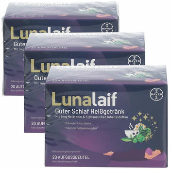 Bayer LunaLaif Guter Schlaf Hei&szlig;getr&auml;nk Beutel (3x20 Stk.)