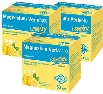 Verla-Pharm Magnesium Verla 400 Complex Direkt-Granulat Sticks (3x50 Stk.)