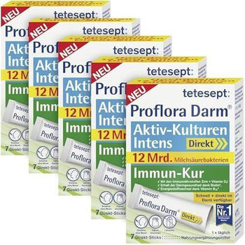 Tetesept Proflora Darm Aktiv-Kulturen Intens Direkt Sticks (5x7 Stk.)