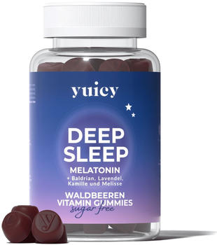 yuicy Deep Sleep Melatonin Waldbeeren Vitamin Gummies