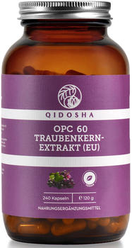 Qidosha OPC 60 Traubenkernextrakt Kapseln 240 Stk.
