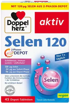 Queisser Doppelherz aktiv Selen 120 2-Phasen Depot Tabletten 45 Stk.