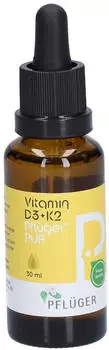 Pflüger Vitamin D3+K2 Pflüger Pur 500 I.E./25µg Tropfen (30ml)