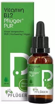A. Pflüger Vitamin B12 Pflüger Pur 50µg Tropfen (30ml) – Vegan und ohne Gentechnik