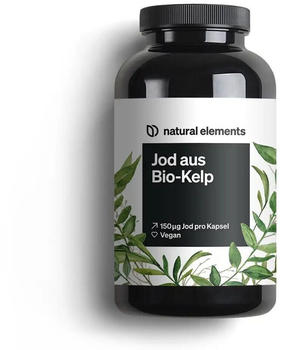 natural elements Jod aus Bio-Kelp 150µg Kapseln (365 Stk.)