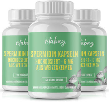 Vitabay Spermidin 6mg Kapseln (3x120 Stk.)