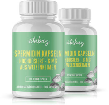 Vitabay Spermidin 6mg Kapseln (2x120 Stk.)