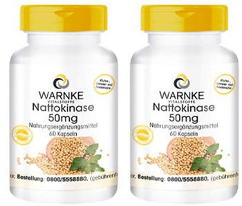 Warnke Gesundheit Nattokinase 50mg Kapseln (2x60 Stk.)