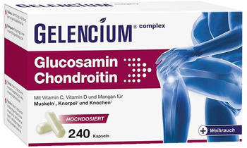 Heilpflanzenwohl Gelencium Glucosamin Chondroitin hochdosiert Kapseln (240 Stk.)
