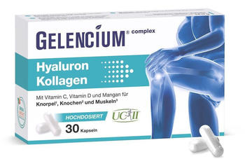 Heilpflanzenwohl Gelencium Hyaluron Kollagen hochdosiert mit Vitamin C Kapseln (30 Stk.) Heilpflanzenwohl Gelencium Hyaluron Kollagen hochdosiert mit Vitamin C Kapseln (30 Stk.)