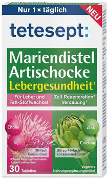 Tetesept Mariendistel Artischocke Tabletten (30 Stk.)