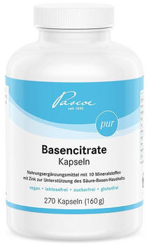 Pascoe Vital Basencitrate Kapseln (270 Stk.)