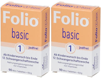 Steripharm Folio 1 basic jodfrei Filmtabletten (2x90 Stk.)