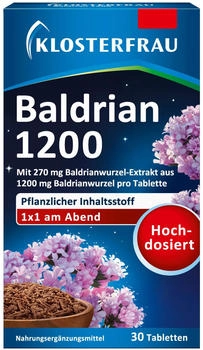 Klosterfrau Baldrian 1200 Tabletten (30 Stk.)