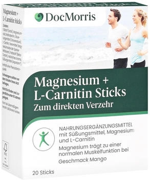 DocMorris Magnesium + L-Carnitin Sticks (20 Stk.)