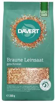 Davert Braune Leinsaat geschrotet