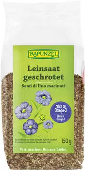 Rapunzel Leinsaat geschrotet