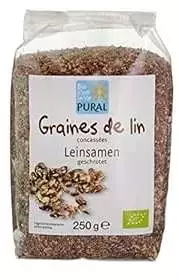 Pural Leinsamen geschrotet