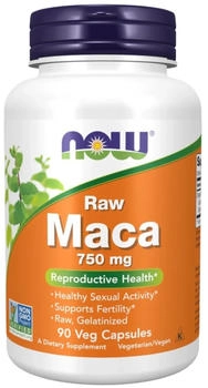 Now Foods Raw Maca 750 mg 90 Kapseln