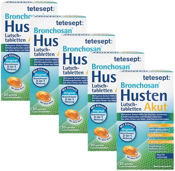 Tetesept Bronchosan Husten Akut Lutschtabletten (5x20 Stk.)