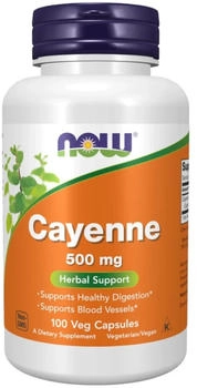 Now Foods Cayenne 500 mg 100 Kapseln