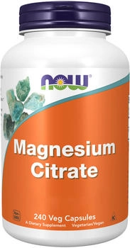 Now Foods Magnesium Citrate 240 Kapseln