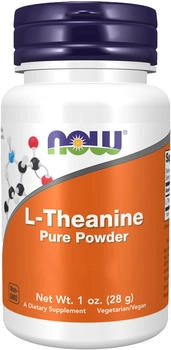 Now Foods L-Theanine Pure Powder 28 g Dose