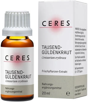 Ceres Tausendg&uuml;ldenkraut Centaurium eryth. Extrakt (20ml)