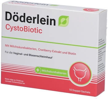Heilpflanzenwohl D&ouml;derlein CystoBiotic Milchs&auml;urebakt.+Cranber.Plv. 10x4 g Pulver
