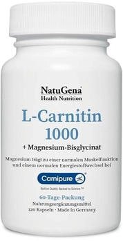 NatuGena L-Carnitin 1000 Kapseln (120 Stk.)