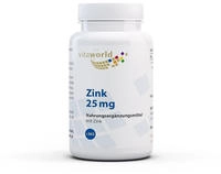 PZN-DE 18026626, Vita World Zink 25mg 365 St&uuml;ck, Grundpreis: &euro; 0,05 / St&uuml;ck