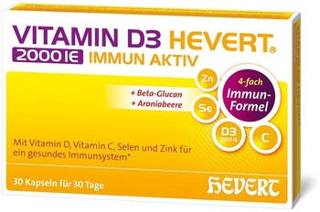 Hevert Vitamin D3 2000 I.E. Immun Aktiv (30 Stk.)