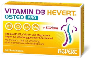 Hevert Vitamin D3 Osteo Pro Filmtabletten (60 Stk.)