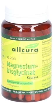 Allcura Magnesiumbisglycinat Kapseln (90 Stk.)