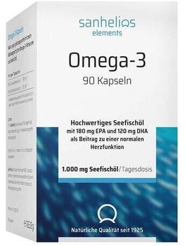 Sanhelios Omega-3 Kapseln 1000 (90 Stk.)
