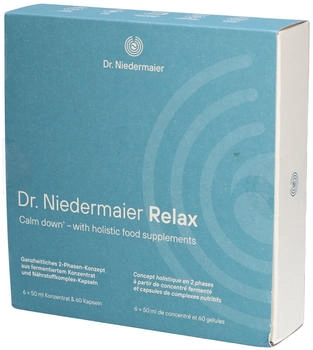 Dr. Niedermaier Relax Konzentrat + Kapseln (6x50ml/60 Stk.)