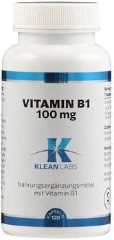 Supplementa Vitamin B1 100 mg Kapseln (120 Stk.)