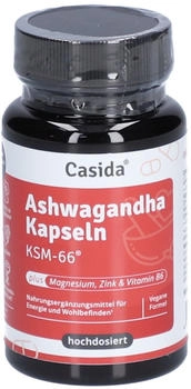 Casida Ashwagandha Kapseln KSM-66 plus Kapseln (90 Stk.)