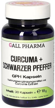 Gall Pharma Curcuma + Schwarzer Pfeffer GPH Kapseln (30 Stk.)