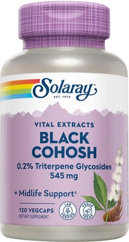 Solaray Traubensilberkerze Black Cohosh Kapseln (120 Stk.)