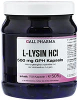 L-lysin 500 mg GPH Kapseln 750 St